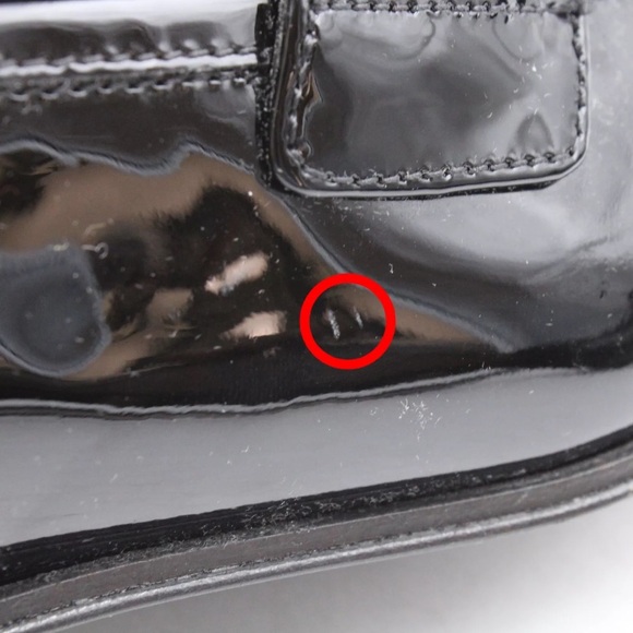 NIB [Gucci] Authenticated Black Patent Leather Loafers w Tonal Horsebit Mens 8 - Picture 14 of 17